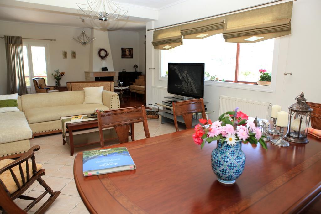 スコペロス Casa Bella Vistaヴィラ エクステリア 写真